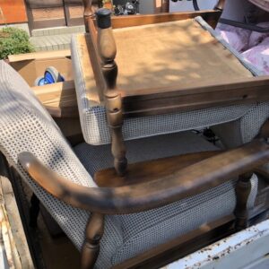 椅子机のセット・家電製品回収