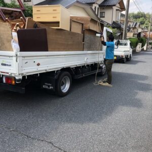 岡山県玉野市で戸建てに邪魔になっていた家具処分