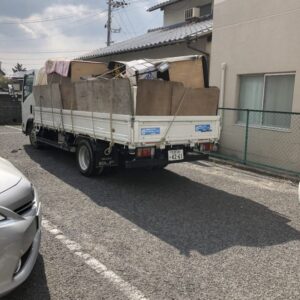 岡山県笠岡市で空き家を処分する為、残置物回収