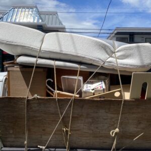 岡山市で実家を片付ける際に出たベッドなど不用品回収